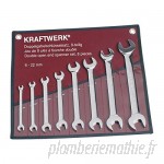 Kraftwerk-Set 3570-8 pzs. clés plates 6-22 mm  B000NWCBV6